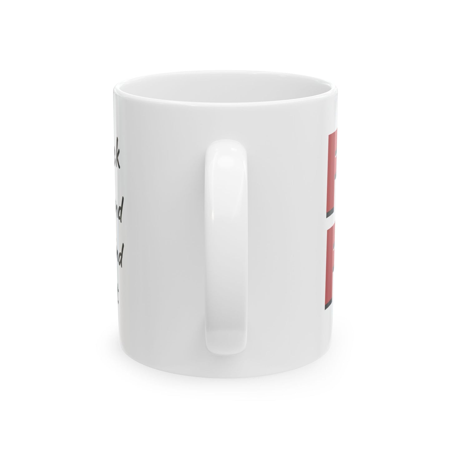 FAFO - Fuck Around & Find Out - Ceramic Mug — Bold Black & Red Type Inspirational and Funny Coffee Cup (11oz & 15oz)