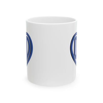 Dad Blue Heart Mug - Coffee Cup (11oz, 15oz)