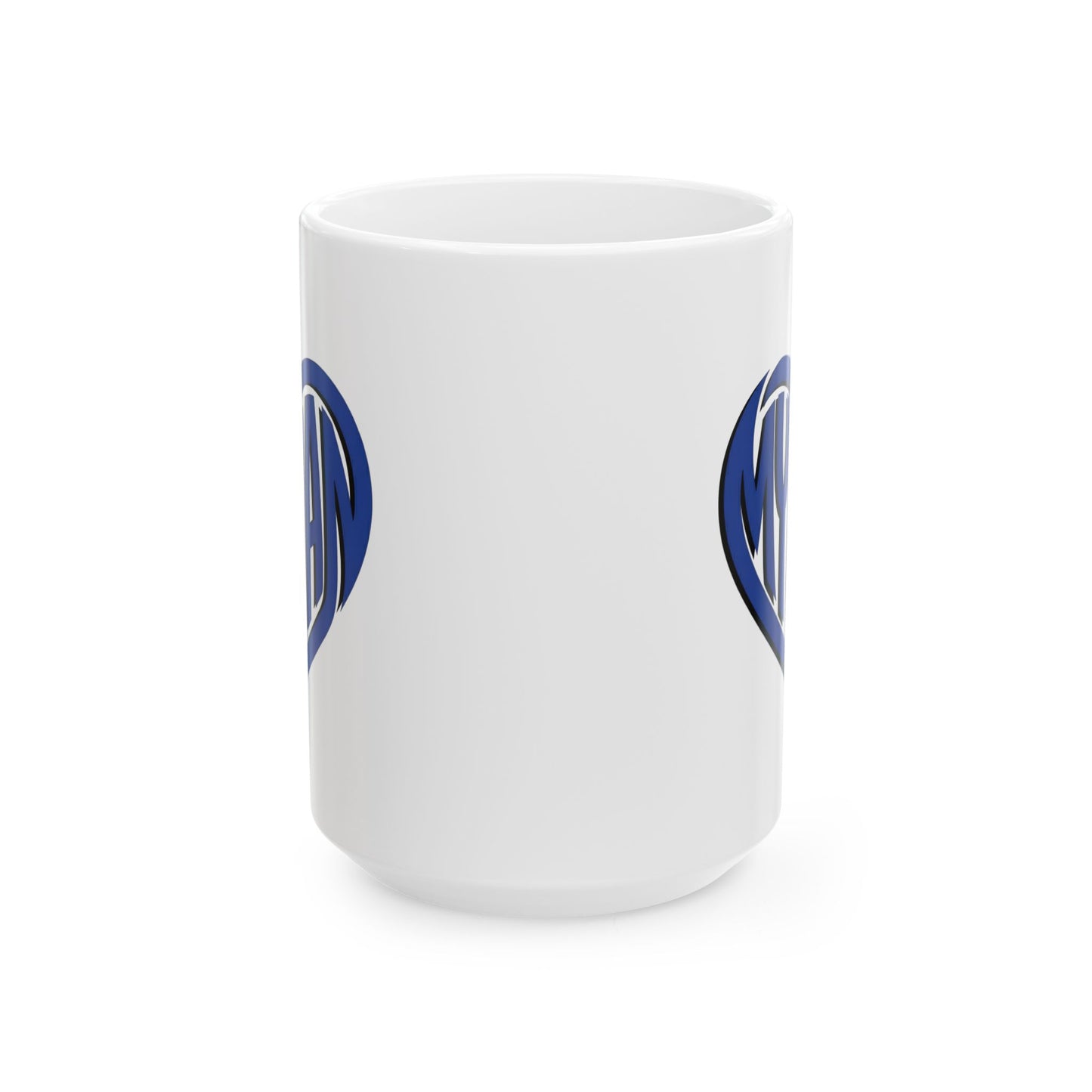 My Man Blue Heart Mug - Coffee Cup (11oz, 15oz)