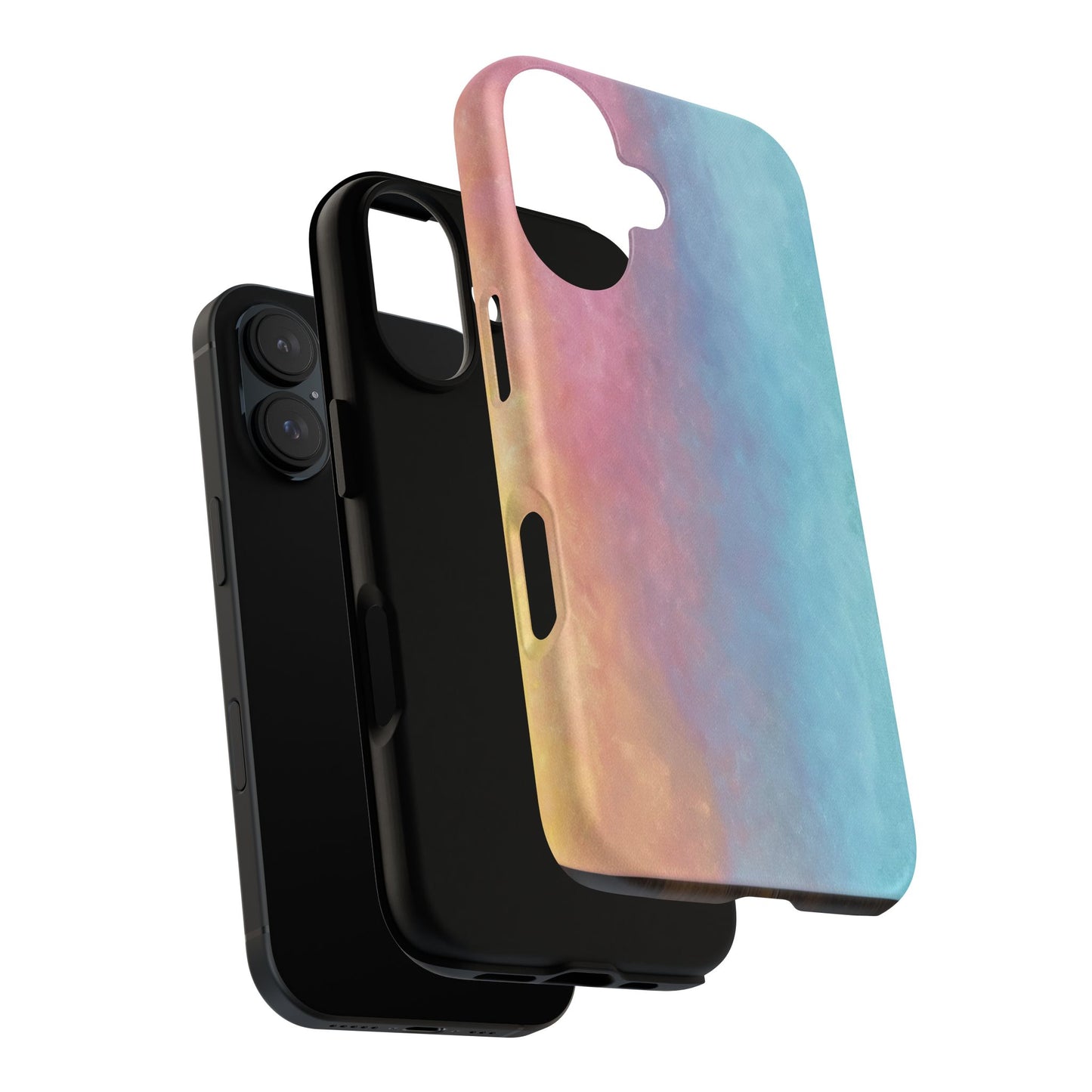 Sunset Tough Phone Case — Gradient Rainbow Protective Cover