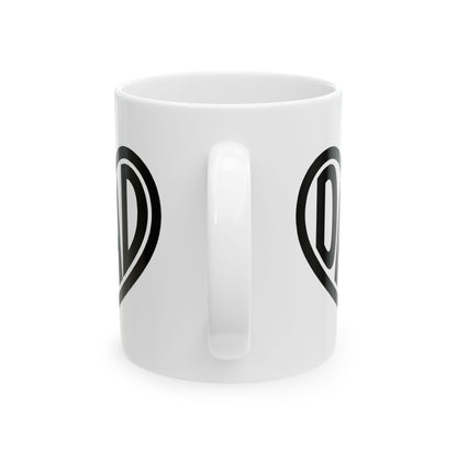 Dad Heart Mug - Coffee Cup (11oz, 15oz)