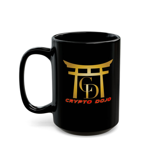Crypto Dojo Black Mug — Coffee Cup with (11oz/15oz)