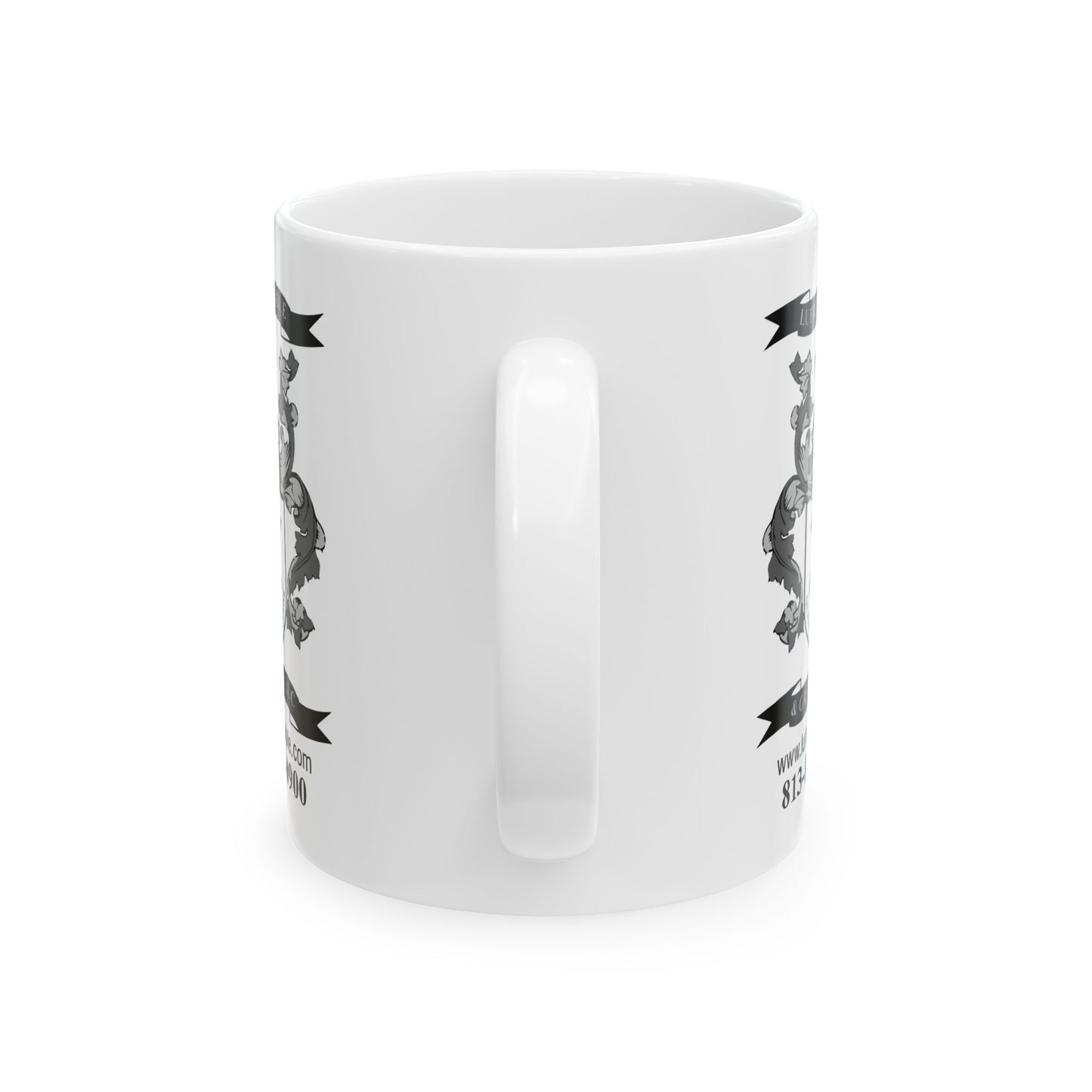 Lufriu Marble & Granite Ceramic Mug – Logo Coffee Cup (11oz/15oz)