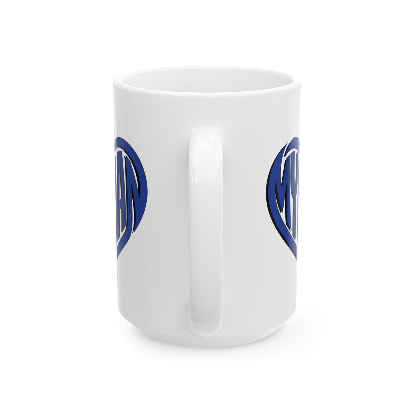 My Man Blue Heart Mug - Coffee Cup (11oz, 15oz)
