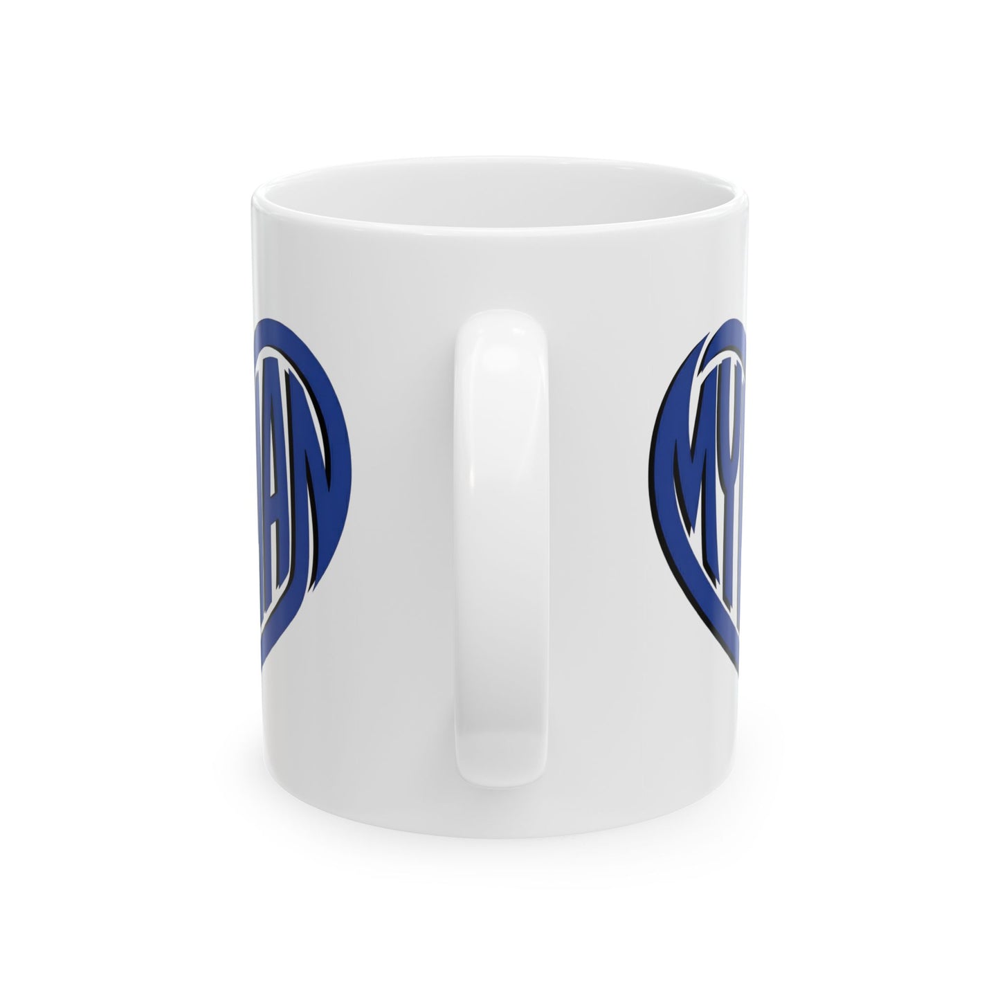 My Man Blue Heart Mug - Coffee Cup (11oz, 15oz)