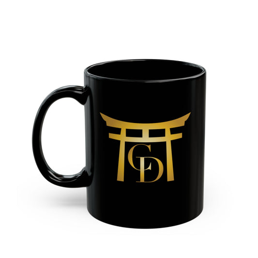 Crypto Dojo Black Mug — Coffee Cup with Logo(11oz/15oz)