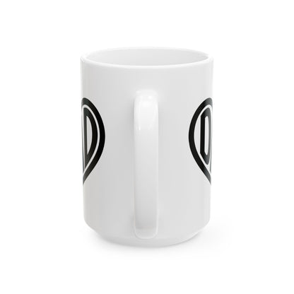 Dad Heart Mug - Coffee Cup (11oz, 15oz)