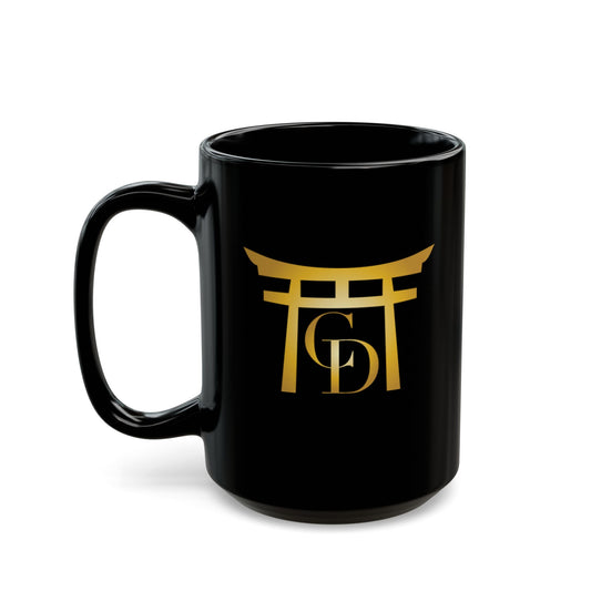 Crypto Dojo Black Mug — Coffee Cup with Logo(11oz/15oz)